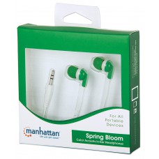 Навушники Manhattan In-Ear Color Accents - SpringBloom зелений