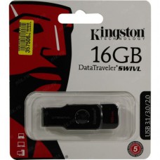 USB Flash накопичувач Kingston 16Gb DTSwivl USB 3.1 чорний