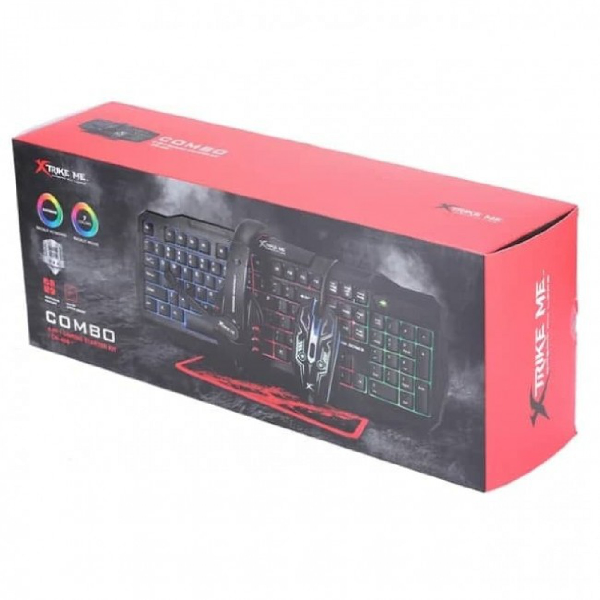 Клавіатура+мишка+навушники з килимком XTrikeME CM-406