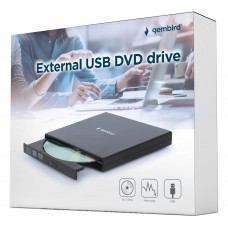 Пристрій DVD-USB-02 Gembird USB2.0 black