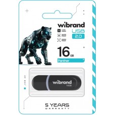 USB Flash накопичувач WiBrand 16Gb Panther чорний