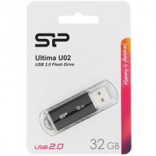 USB Flash накопичувач Silicon Power 32Gb Ultima U02 чорний