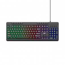 Клавіатура мультимедійна Havit HV-KB907L з підсвіткою RGB USB чорний