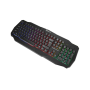 Клавіатура мультимедійна XTrikeME KB-302 з  RGB підсвіткою USB чорний