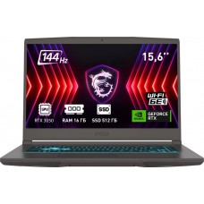 MSI Thin 15 B13UC-3410XUA 15.6"/i5-13420H (4.6 ГГц)/16/512GbF/RTX 3050 4GB/noODD/WEB/WiFi