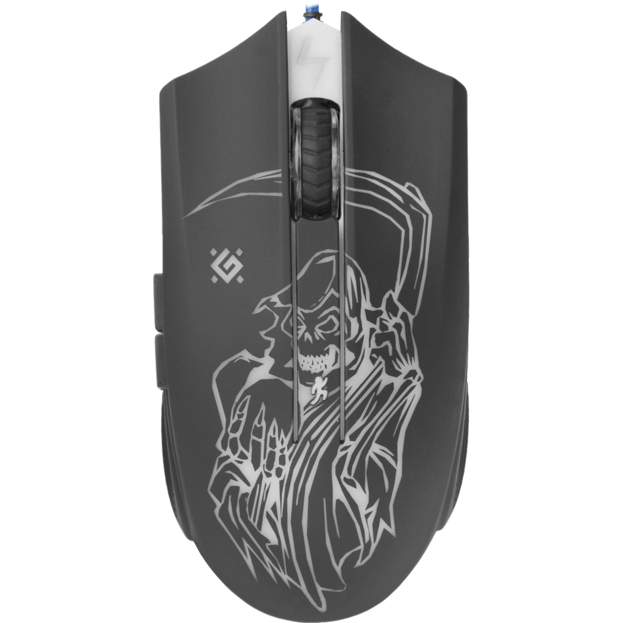 Мишка Defender Ghost GM-190L USB чорний з килимком
