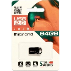 USB Flash накопичувач MiBrand 64Gb Hawk сірий