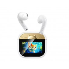 Bluetooth навушники Hoco EW89 + безпровідна зарядка, білий