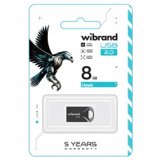 USB Flash накопичувач WiBrand 8Gb Hawk чорний