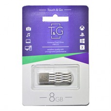 USB Flash накопичувач T&G 8Gb металева сіра 103