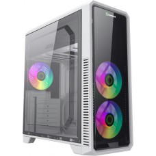 Корпус ATX Gamemax G561-FRGB-WH без БЖ чорно-білий