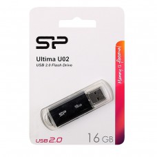 USB Flash накопичувач Silicon Power 16Gb Ultima U02 чорний
