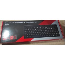 Клавіатура компактна Keyboard 103614 з тримачем для телефону USB
