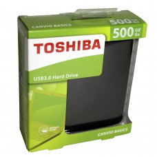 Накопичувач зовнішній Toshiba 500Gb Canvio USB3.0 Black